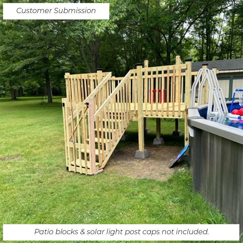 8 ft. x 8 ft. Connect-a-Deck and Entry Steps