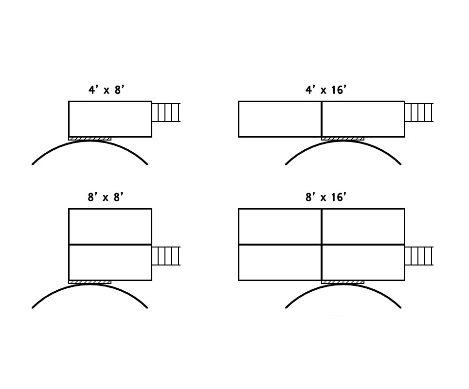 4 ft. x 16 ft. Connect-a-Deck and Entry Steps